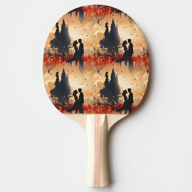 Raquette De Ping Pong Couple amoureux  (Devant)
