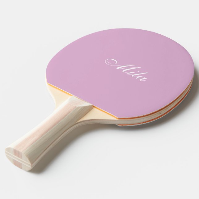 Raquette De Ping Pong Coutume rose angora (Devant Angle)
