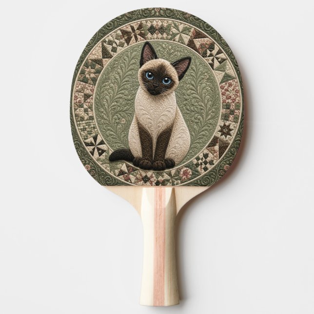 Raquette De Ping Pong Couvre-lit Siamois Sage (Devant)