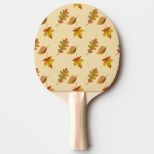 Raquette De Ping Pong Cozy autumn maple leaves oak leaves