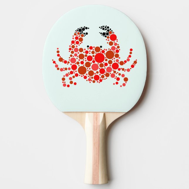 Raquette De Ping Pong Crabe en points (Devant)