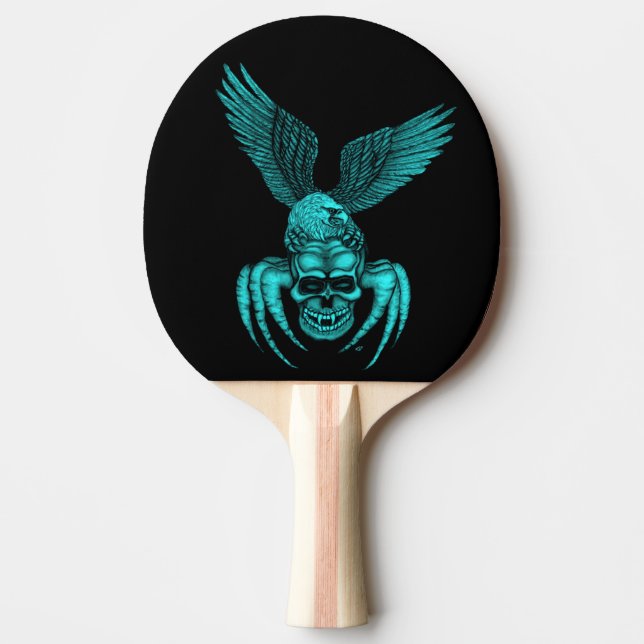 Raquette De Ping Pong Crâne à aigle (Devant)