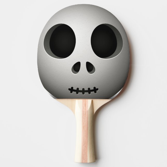 Raquette De Ping Pong Crâne éffrayant (Devant)