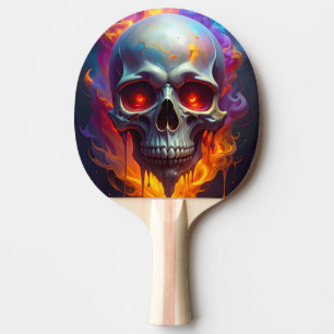 Raquette De Ping Pong Crâne qui fond