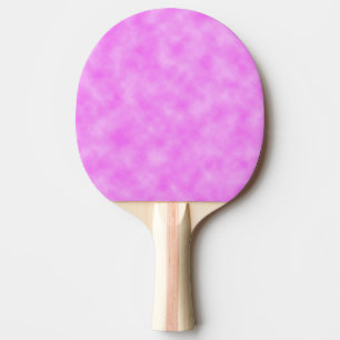 Raquette De Ping Pong Création de Nuages Abstraits Art Design Rose Viole