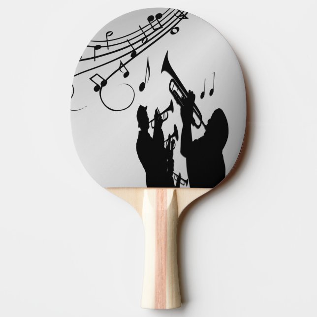 Raquette De Ping Pong Création musicale de section corne (Dos)