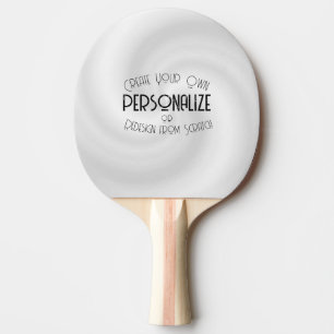 Raquette De Ping Pong Créez Votre Propre Design Sur Mesure