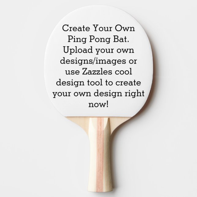 Raquette De Ping Pong Créez votre propre personnalisation (Devant)