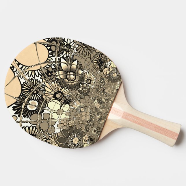 Raquette De Ping Pong Créez votre propre Urbain infini floral Camo Styli (Côté)