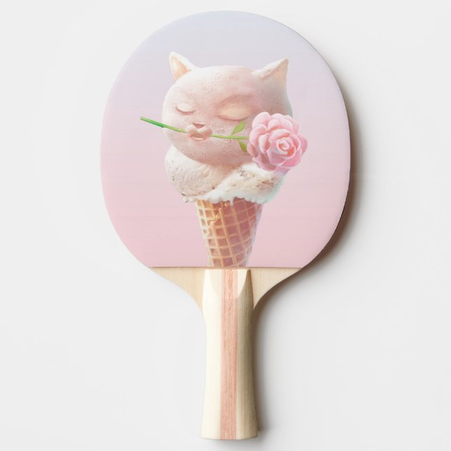 Raquette De Ping Pong Crème de glace Kitty - Rosy & Dreamy (Devant)