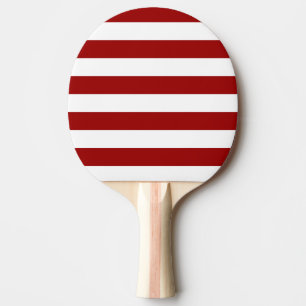 Raquette De Ping Pong Crimson rouge et blanc rayures