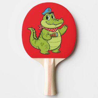 Raquette De Ping Pong crocodile