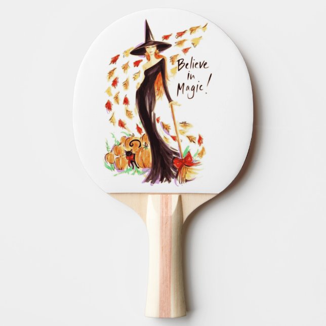 RAQUETTE DE PING PONG CROIRE EN MAGIE (Devant)