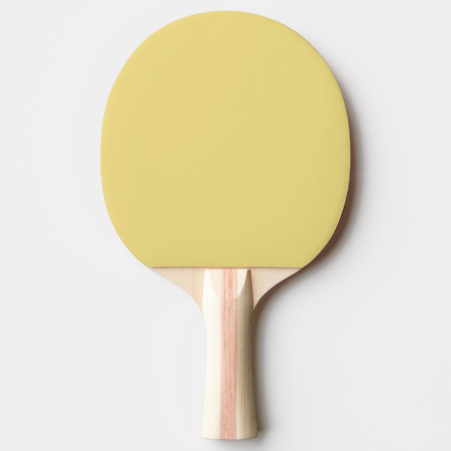 Raquette De Ping Pong Cuir tamponné Couleur simple traditionnelle (Devant)