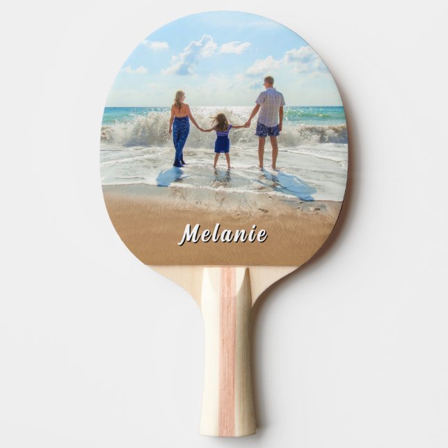 Raquette De Ping Pong Custom Photo Ping Pong Paddles Personalized Name (Devant)