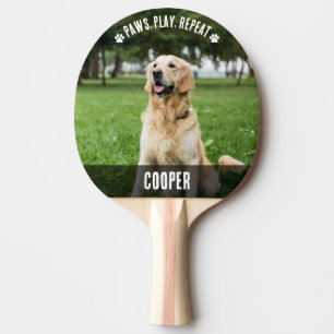 Raquette De Ping Pong Cute 2 Photo Pet Ping Ping Chien Chien Ping
