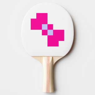 Raquette De Ping Pong Cute 8 bits Pixel Bow