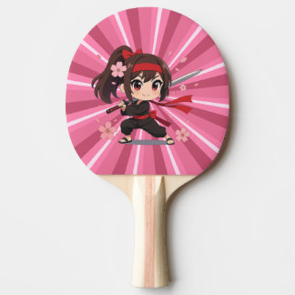 Raquette De Ping Pong Cute anime warrior blossom girl