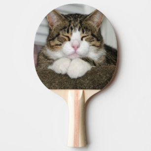 Raquette De Ping Pong Cute chat