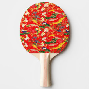 Raquette De Ping Pong Cute coloré motifs floraux japonais Coque-Mate i