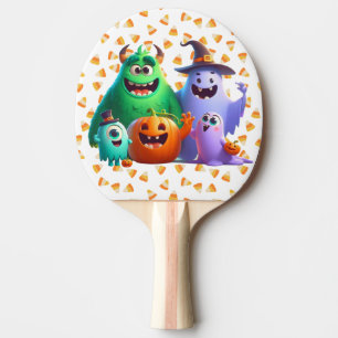 Raquette De Ping Pong Cute et Cool, monstres d'Halloween