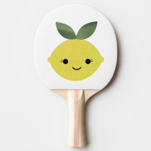Raquette De Ping Pong Cute Kawaii Lemon