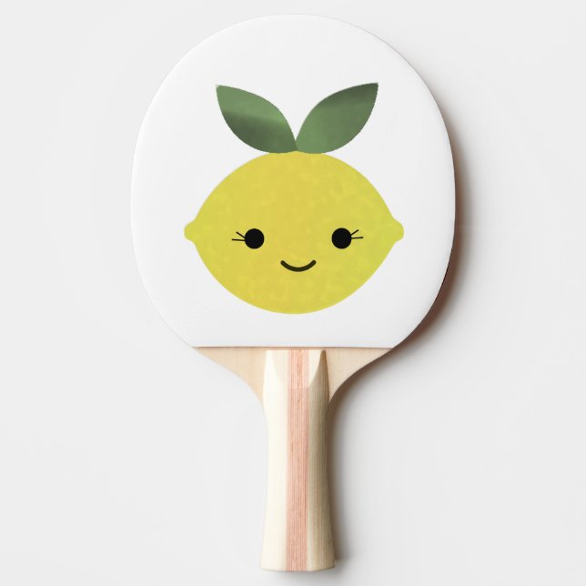Raquette De Ping Pong Cute Kawaii Lemon (Devant)