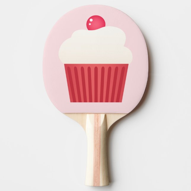 Raquette De Ping Pong Cute motif Cupcakes (Devant)