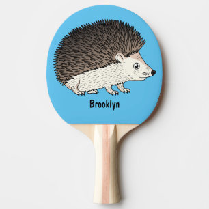 Raquette De Ping Pong Cute prickly hedgehog cartoon