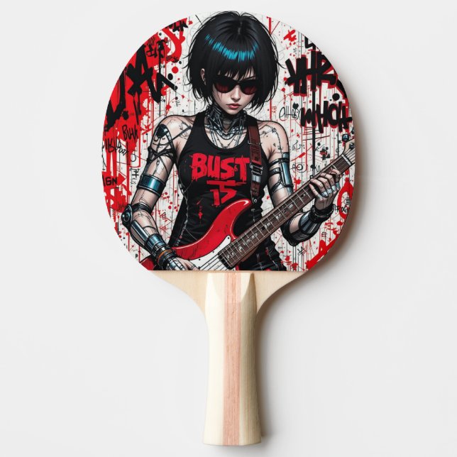 Raquette De Ping Pong CyberBasse Rebellion Ping Pong Paddle (Devant)