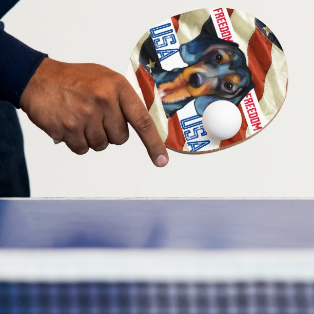 Raquette De Ping Pong Dachshund      (Insitu)