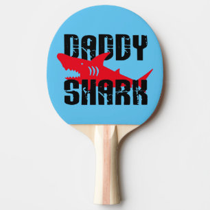 Raquette De Ping Pong Daddy Shark Worn Graphic