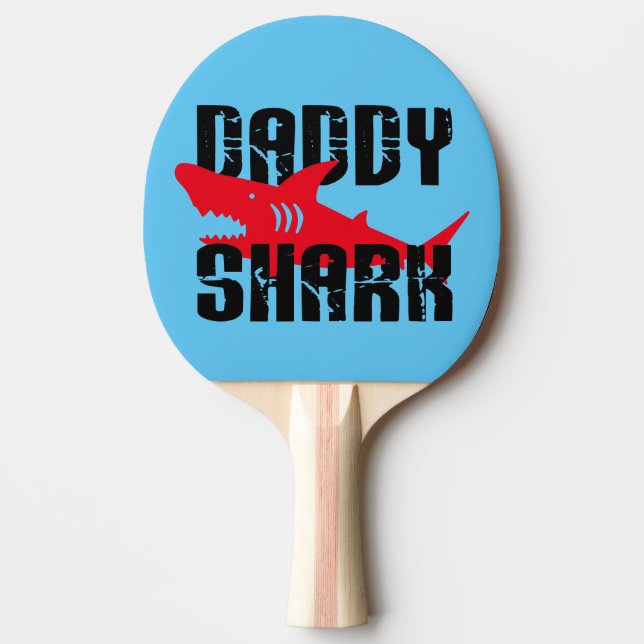 Raquette De Ping Pong Daddy Shark Worn Graphic (Devant)