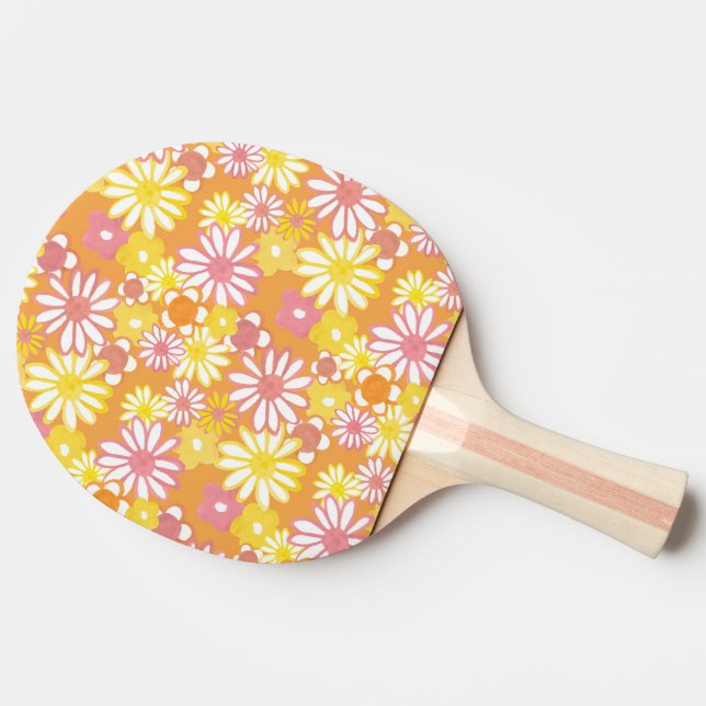 Raquette De Ping Pong Daisées d'été Ping Pong Paddle (Dos Côté)