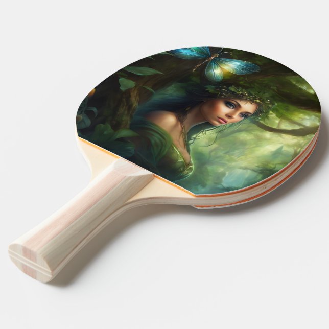 Raquette De Ping Pong Dame de Fantaisie (Devant Angle)