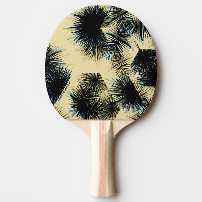 Raquette De Ping Pong Dans l'ombre de la couleur beige (Devant)