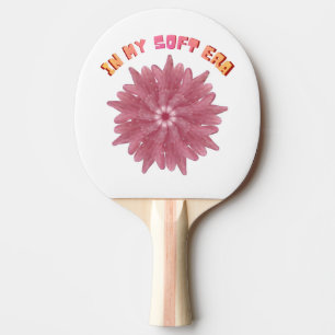 Raquette De Ping Pong Dans Mon Ère Douce Art Floral Rose Esthétique Y2