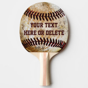 Raquette de ping pong de baseball personnalisée