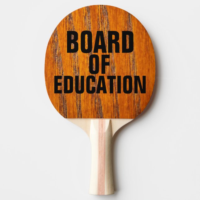 RAQUETTE DE PING PONG DE LA COMMISSION SCOLAIRE (Devant)