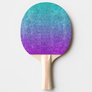 Raquette De Ping Pong Dégradé de la Parties scintillant de plongée tropi