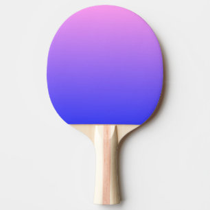 Raquette De Ping Pong Dégradé violet et bleu