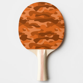 Raquette De Ping Pong Déguisement Baseball Camouflage Monocolore Orange
