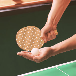 Raquette De Ping Pong Délice Pointillé Orange