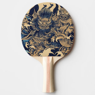 Raquette De Ping Pong Démons Imaginaires - Style de coupe japonaise (2)