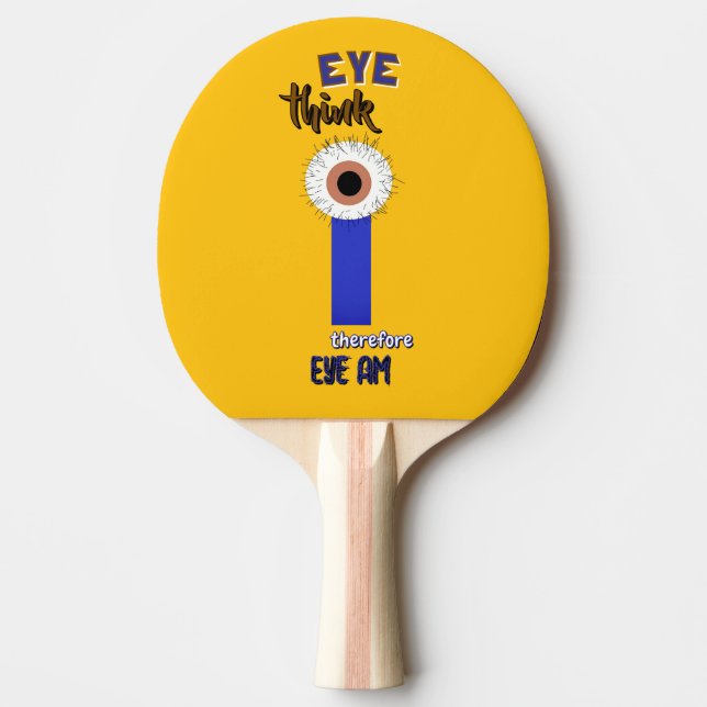 Raquette De Ping Pong Descartes Smart Thinkers Œil (Devant)