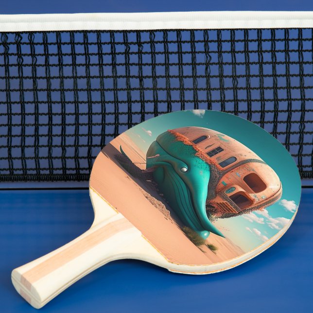 Raquette De Ping Pong Desert whale house (Insitu)