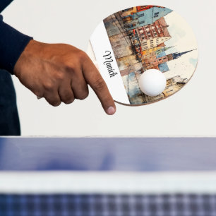 Raquette De Ping Pong Design artistique avec une touche d'Allemagne