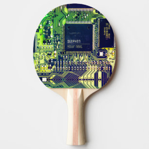 Raquette De Ping Pong Design de carte de circuit imprimé moderne Ajouter