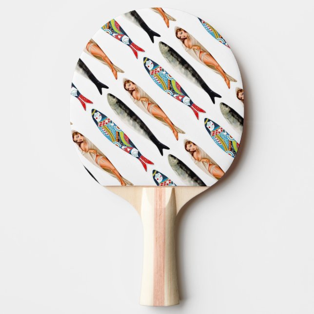 Raquette De Ping Pong Design portugais (Devant)