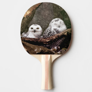 Raquette De Ping Pong Deux Chouettes